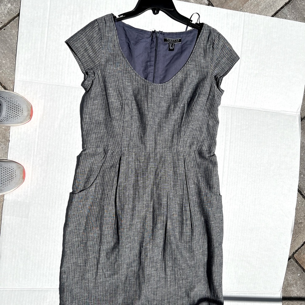 Peruvian connectiin linen size 8 dress